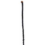 Naturally Crafted Painted Wooden Walking Stick