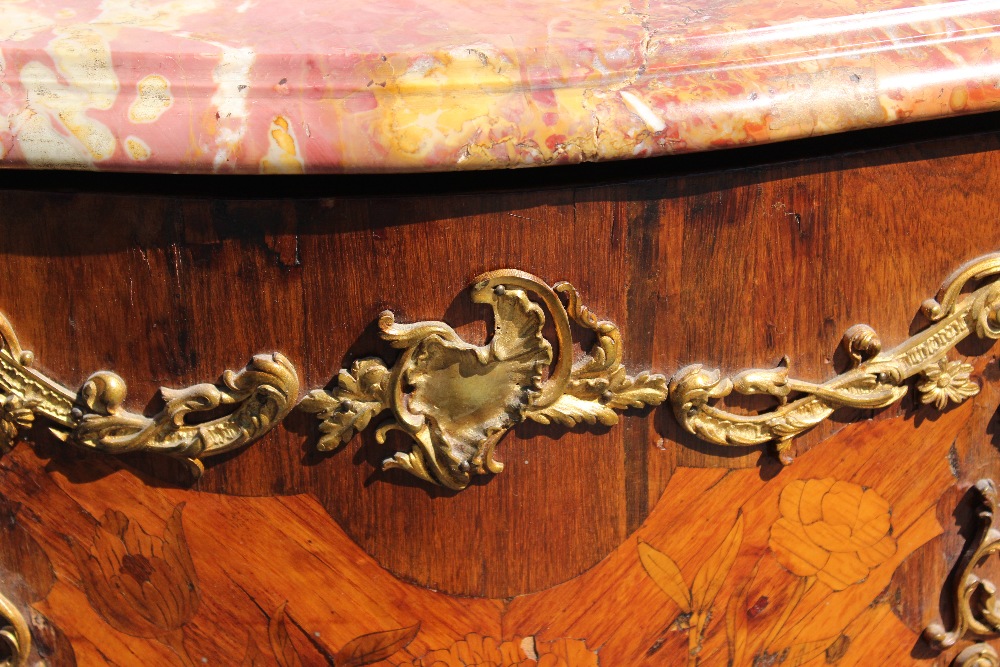 Impressive 19th C Louis XV Style Marble Top Bombay - Image 5 of 12