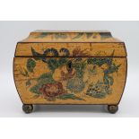 19th C Fitted Regency Style Tea Caddy c 1830