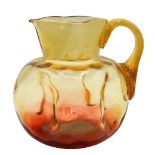 Hand-blown Glass Pitcher