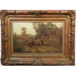 19th C. Dutch Oil on Canvas, Signed