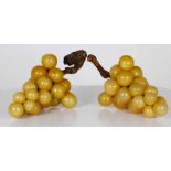 Pair of Vintage Italian Marble Grape Clusters