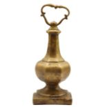 19th C Brass Door Stop