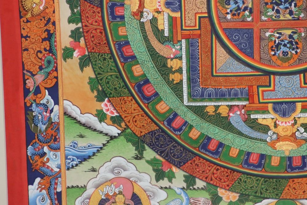 Hand Painted Thangka - Image 9 of 10