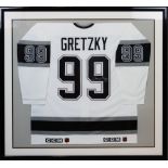 Wayne Gretzky Signed L A Kings Retirement Jersey