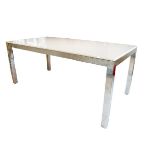 Modern White Quartz Designer Table