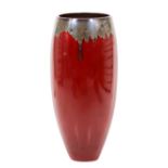 Art Red Drip Glaze Vase