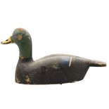 H.D. Wooden Decoy Mallard Duck