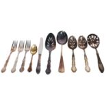 Group of Silver Plated Service Ware