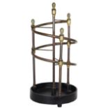 Vintage Brass & Iron Umbrella Stand