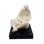 Sculpture of Seated Female Figure