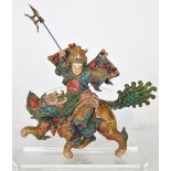 Chinese Figural Glazed Roof Tile