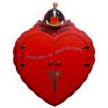 Jack Dowd (b. 1938) American, Heart Sculpture