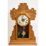 Oak Ingraham Kitchen Clock
