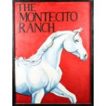 Framed Signage of The Montecito Ranch