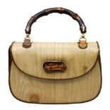 Vintage Gucci Bamboo Handled Purse