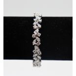 Vintage Ladies Diamond Cluster Style Bracelet
