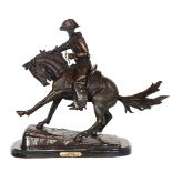 After Frederic Remington (1861-1909), Bronze