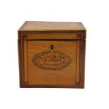 Georgian Inlaid Tea Caddy Box