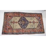 Antique Persian Bakshaish Carpet