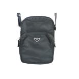 Prada Black Canvas Cargo Mini Bag