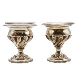 Pair of Weighted Pedestal Candle Holders