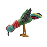 Southwestern Folk Art Painted Bird