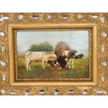 20th C Pastoral Oil on Board Painting, Signed