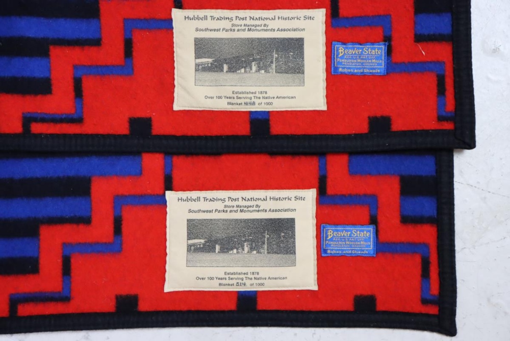 (2) Pendleton Beaver State Two Sided Wool Blanket - Image 2 of 5