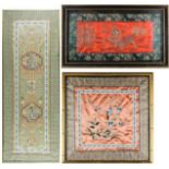 (3) Chinese Silk Embroideries