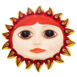 Large Vintage Folk Art Sun from Mexico