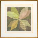 Abstract Colored Lithograph, 20th Century