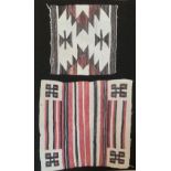 (2) Navajo Rugs/Saddle Blankets