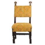 Antique Floral Upholstered Chair