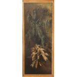 Late 19th C Monumental Antique Still Life O/C