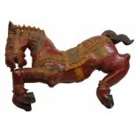 Carved Polychrome Horse