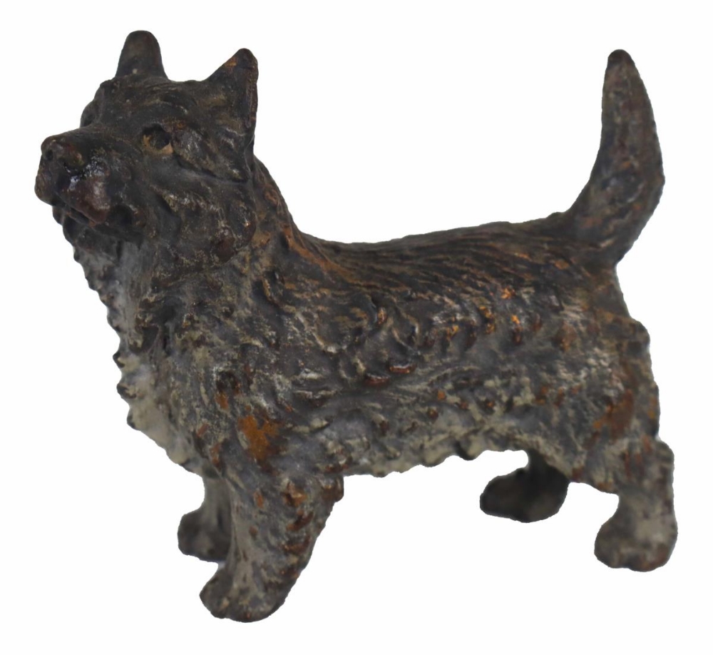 Collection (8) Small Viennese Bronze Dog Figurines - Image 8 of 17