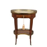 French Marble Top Side Table