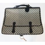 Gucci Navy Beige PVC Suit Carrier