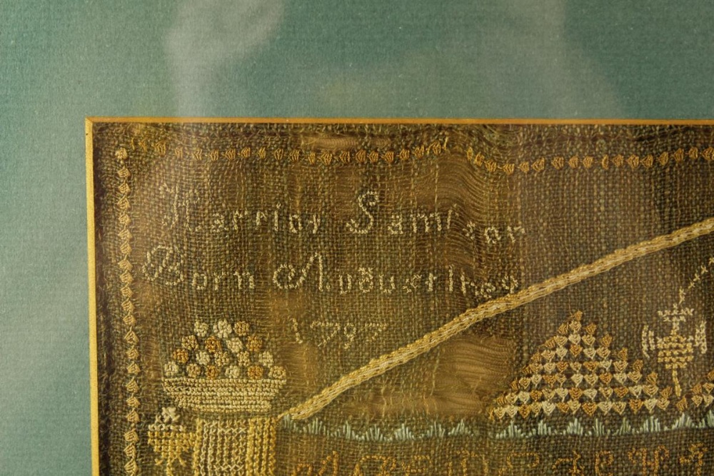 Important Early 19th Century American Sampler 1807 - Image 3 of 4