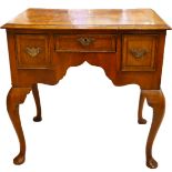 19th C. Queen Ann Style Inlaid Lowboy Stand