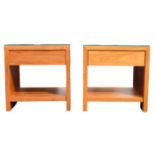 Pair of American Modern Desiron Side Tables