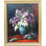 20th Century Still Life Oil on Canvas, Signed