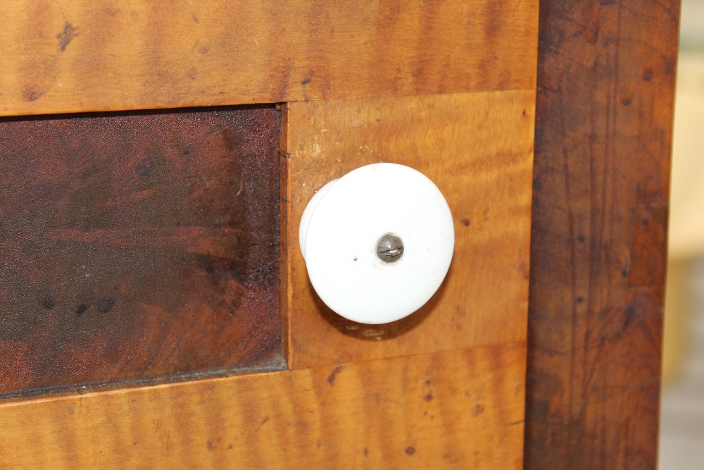 Antique Empire Tiger Maple Five Drawer Dresser - Image 5 of 7