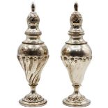 Silver Plate Salt and Pepper Shakers