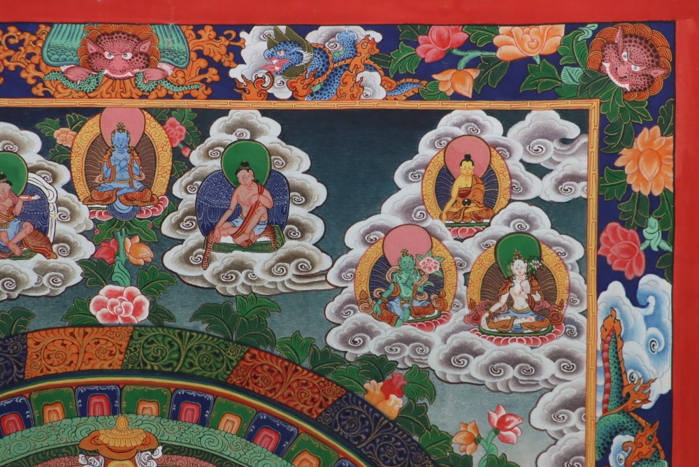 Hand Painted Thangka - Image 2 of 10
