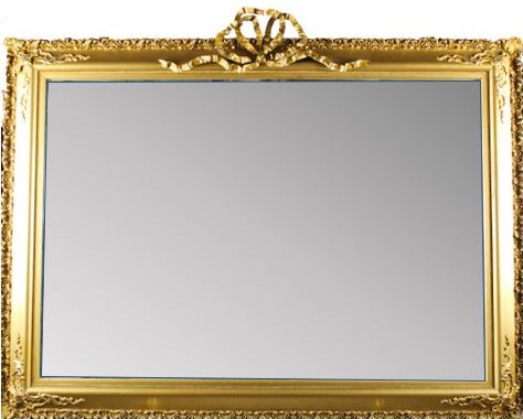 Large Carved Gilt Wood Mirror
