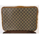 Vintage Fendi Monogram Checkered Luggage