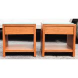 Pair of American Modern Desiron Side Tables