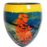 Decorative Hand-blown Art Glass Vase